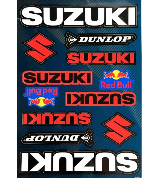 Αυτοκόλλητα Σετ Suzuki - Dunlop - Red Bull