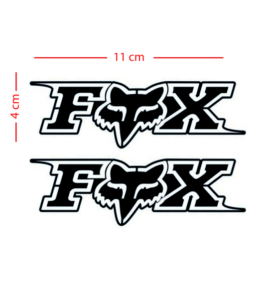 Αυτοκόλλητο Fox (2 τεμ.)