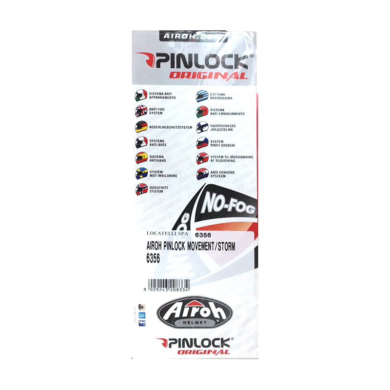 Pinlock Airoh Movement/Storm Pinlock Airoh Movement/Storm