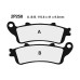 Τακάκια φρένων Nissin Street /Off-Road Sintered Metal 2P-250ST F3 HONDA