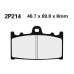 Τακάκια φρένων Nissin SEMI  Metallic 2P-214 KAWASAKI / SUZUKI