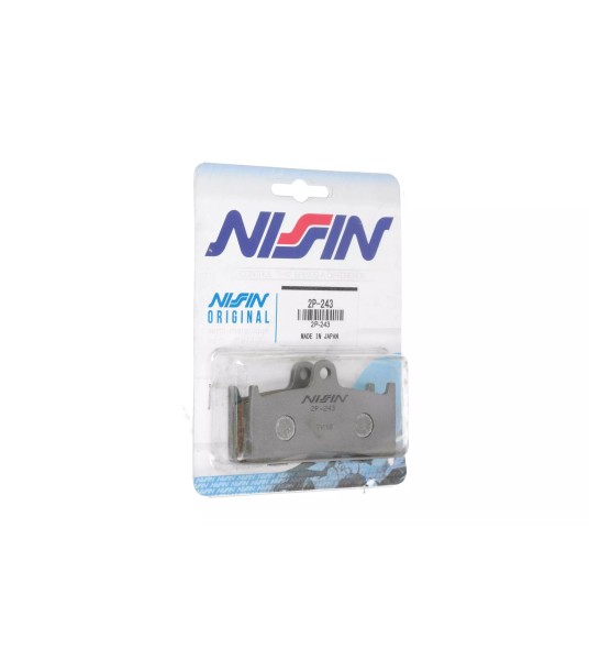 Τακάκια φρένων Nissin Street Semi-Metallic 2P-243SS KAWASAKI / HONDA / BUEL / MV AGUSTA BRUTALE / HONDA CB 1300