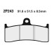 Τακάκια φρένων Nissin Street Semi-Metallic 2P-243SS KAWASAKI / HONDA / BUEL / MV AGUSTA BRUTALE / HONDA CB 1300 Τακάκια φρένων Nissin Street Semi-Metallic 2P-243SS KAWASAKI / HONDA / BUEL / MV AGUSTA BRUTALE / HONDA CB 1300