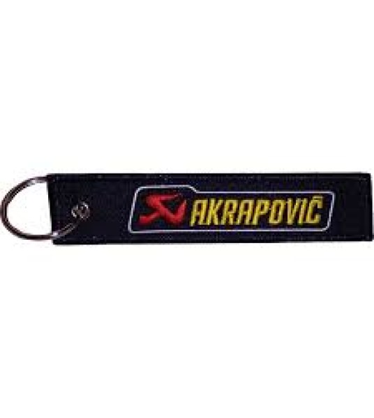 Μπρελόκ Υφασμάτινο με Κέντημα AKRAPOVIC