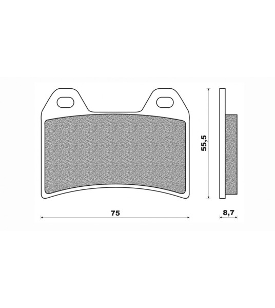 Τακάκια Daytona 82680 (FA244)(FD221)