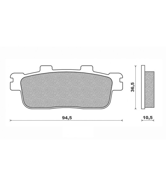 Τακάκια Daytona 85263 (FA427)(FD417)