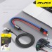 Awei Braided USB to Lightning / Type-C / micro USB Cable Μαύρο 1.2m (x24785)