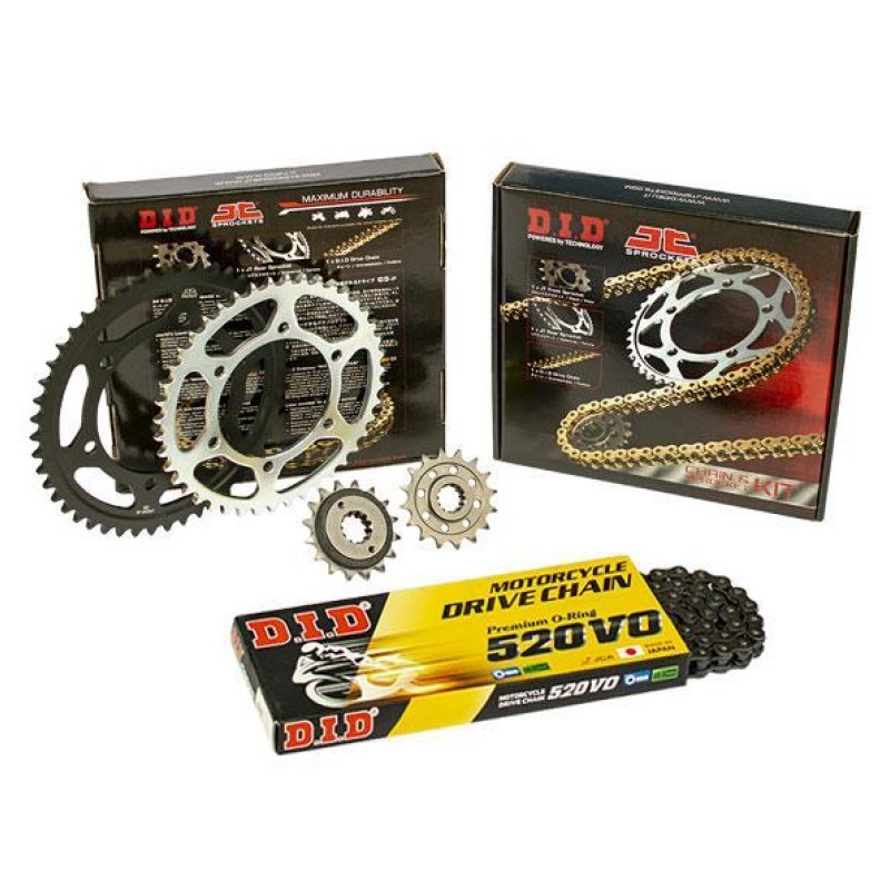 Σετ Γρανάζια-Αλυσίδα κινήσεως DID-JT για Honda CBF 250 '04-'06 "Μαύρη Αλυσίδα O 'ring (V)" Σετ Γρανάζια-Αλυσίδα κινήσεως DID-JT για Honda CBF 250 '04-'06 "Μαύρη Αλυσίδα O 'ring (V)"