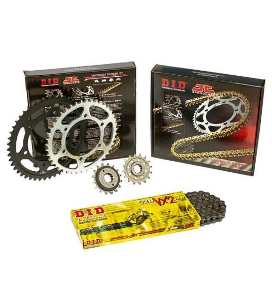 Σετ Γρανάζια-Αλυσίδα κινήσεως DID-JT για Yamaha XV 250 '89-'05 "Μαύρη Αλυσίδα X 'ring (VX)"