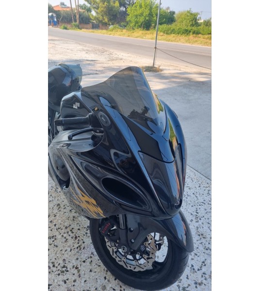 Ζελατίνα Fabbri Double Bubble Smoke SUZUKI GSXR1300 HAYABUSA '08-'13