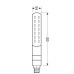 Φλάς μοτοσυκλέτας Line SQ Front, sequentiary led corner lights and front position lights - 12V LED Φλάς μοτοσυκλέτας Line SQ Front, sequentiary led corner lights and front position lights - 12V LED