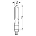 Φλάς μοτοσυκλέτας Piercer SQ, sequential led corner lights - 12V LED
