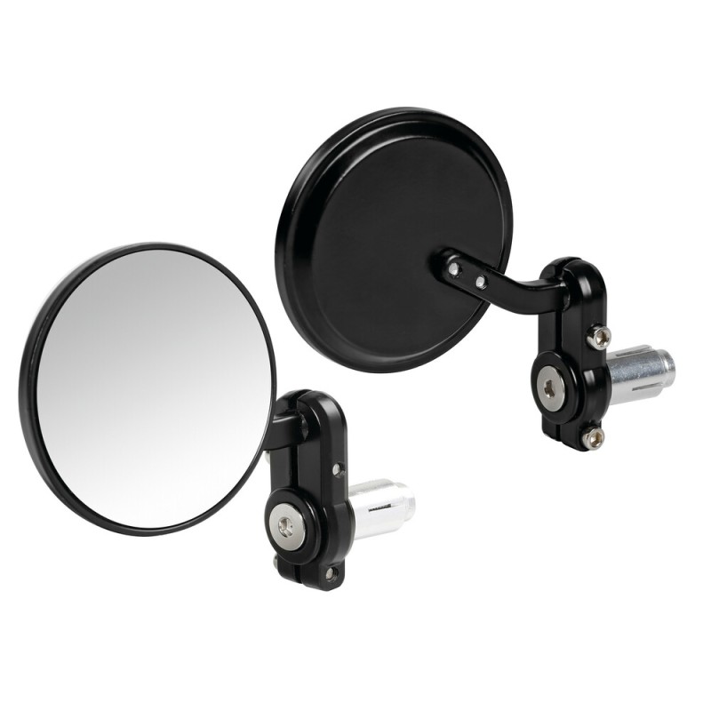 Καθρέφτες μοτοσυκλέτας Lampa Dernier, pair of rearview mirrors - Black Καθρέφτες μοτοσυκλέτας Lampa Dernier, pair of rearview mirrors - Black