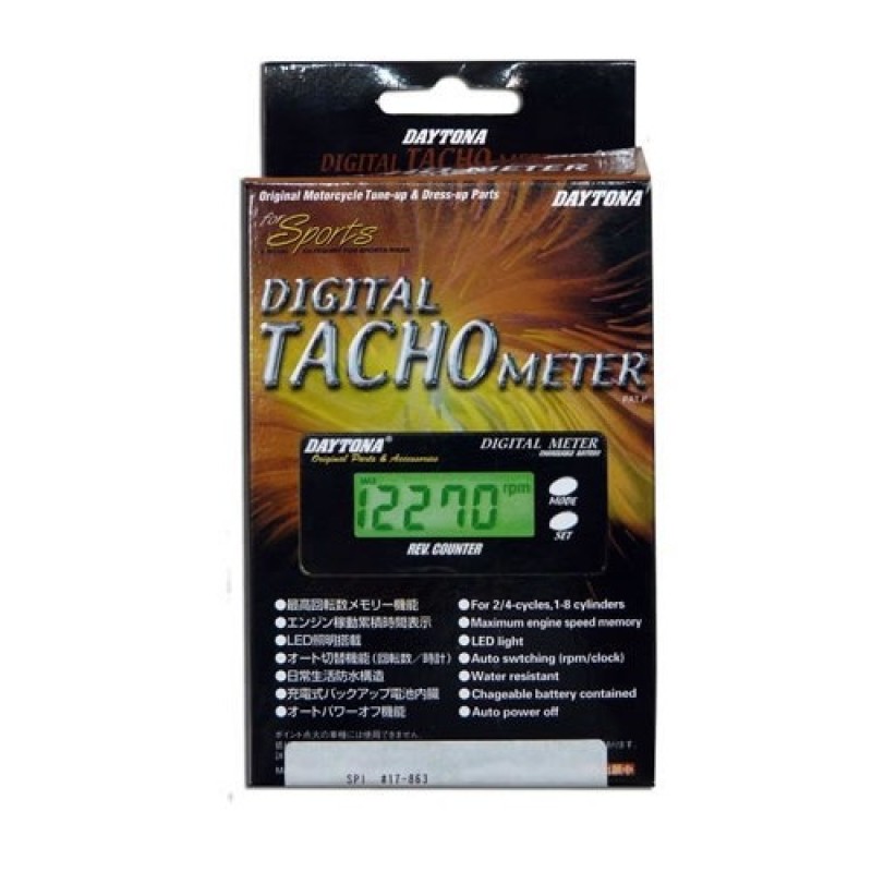 Shindy Daytona Digital Tachometer Shindy Daytona Digital Tachometer
