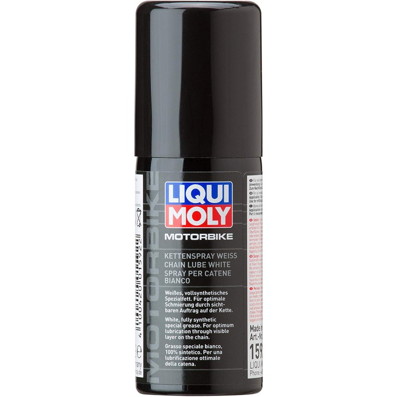 LIQUI MOLY MOTORBIKE CHAIN LUBE WHITE 50ML