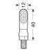 Φλάς μοτοσυκλέτας LAMPA Nano, led corner lights - 12V LED Φλάς μοτοσυκλέτας LAMPA Nano, led corner lights - 12V LED