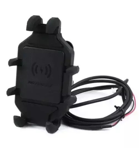 Βάση Στήριξης Motowolf Mdl2827 Κινητού Τηλεφώνου Τιμόνι Ποδηλάτου Μοτοσυκλέτας Μαύρη