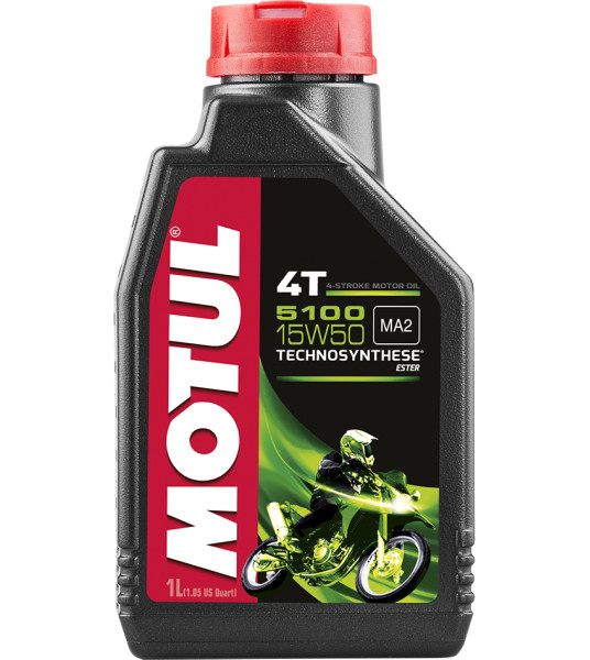 Motul 5100 4T 15W-50 Ημισυνθετικό Λάδι Μοτοσυκλέτας για Τετράχρονους Κινητήρες 1lt Motul 5100 4T 15W-50 Ημισυνθετικό Λάδι Μοτοσυκλέτας για Τετράχρονους Κινητήρες 1lt