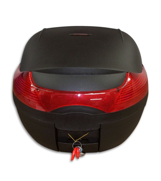 Μπαγκαζιέρα Motocase MC37 με κόκκινο ανακλαστικό Μπαγκαζιέρα Motocase MC37 με κόκκινο ανακλαστικό