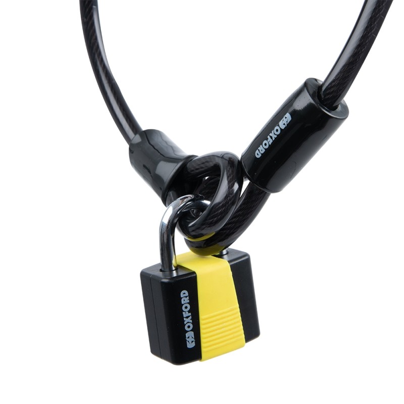 ΚΛΕΙΔΑΡΙΑ ΚΟΥΛΟΥΡΑ ΜΕ ΛΟΥΚΕΤΟ Oxford Loop Lock10 Hooped Cable + Padlock 10mm x 1.8m ΚΛΕΙΔΑΡΙΑ ΚΟΥΛΟΥΡΑ ΜΕ ΛΟΥΚΕΤΟ Oxford Loop Lock10 Hooped Cable + Padlock 10mm x 1.8m