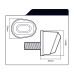 Φλάς μοτοσυκλέτας Oxford DarkEye - Flush Fit Micro Indicators