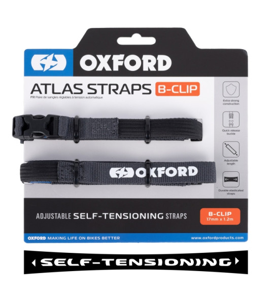  ΙΜΑΝΤΕΣ ΜΟΤΟ ΖΕΥΓΑΡΙ Oxford Atlas B-Clip 17mm x 1.2m (Pair)