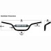 Τιμόνι μοτοσυκλέτας RENTHAL 755 ROAD BIKE MEDIUM 22mm HANDLEBAR Τιμόνι μοτοσυκλέτας RENTHAL 755 ROAD BIKE MEDIUM 22mm HANDLEBAR