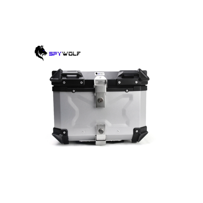 SpyWolf Space-X Silver Μπαγκαζιέρα Μοτοσυκλέτας Αλουμινίου 45lt Ασημί SpyWolf Space-X Silver Μπαγκαζιέρα Μοτοσυκλέτας Αλουμινίου 45lt Ασημί
