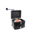 SpyWolf Space-X Black Μπαγκαζιέρα Μοτοσυκλέτας Αλουμινίου 45lt Μαύρη