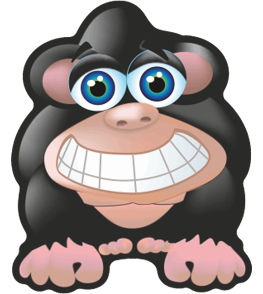 Αυτοκόλλητο Print Gorilla 