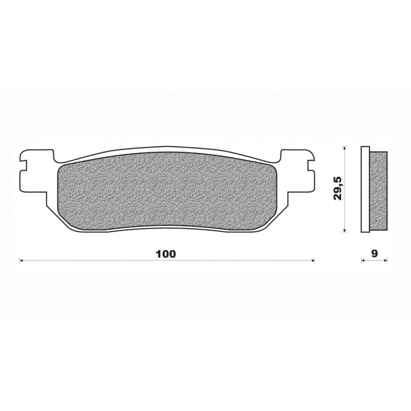 Τακάκια Daytona 33217 (FA275) Τακάκια Daytona 33217 (FA275)
