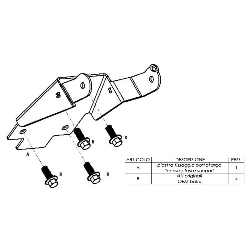 Αναδιπλούμενη Βάση Πινακίδας ValterMoto Suzuki GSX-S1000 (15-17) Αναδιπλούμενη Βάση Πινακίδας ValterMoto Suzuki GSX-S1000 (15-17)