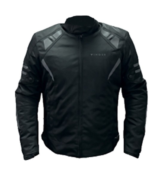 Winger Ανδρικό Μπουφάν Μηχανής Cordura 4 Εποχών Μαύρο