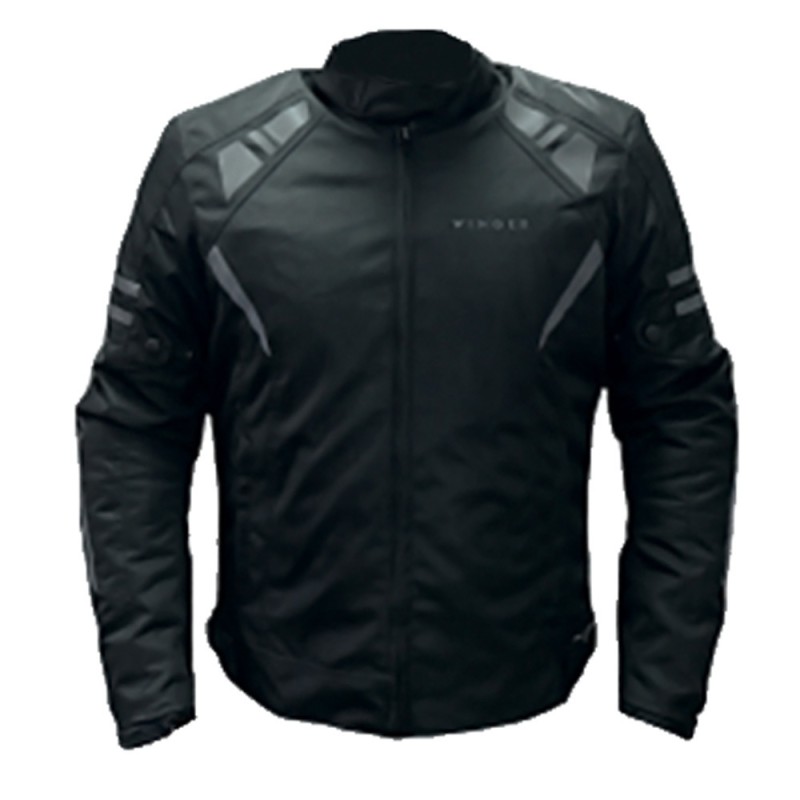 Winger Ανδρικό Μπουφάν Μηχανής Cordura 4 Εποχών Μαύρο