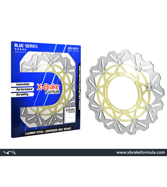 ΔΙΣΚΟΠΛΑΚΑ WK115F-FLO-W (KTM LC4 ENDURO 640) ΠΛΕΥΣΤΗ ΕΜΠΡΟΣ X-BRAKE