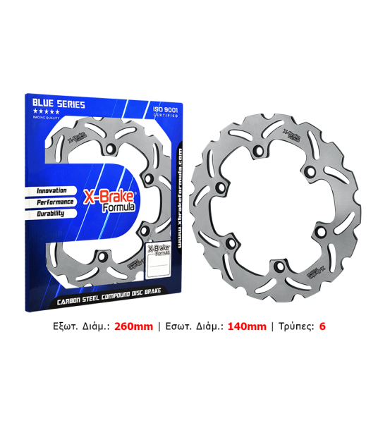 ΔΙΣΚΟΠΛΑΚΑ WF7501R-W (GSX1300R 08-17) ΠΙΣΩ X-BRAKE