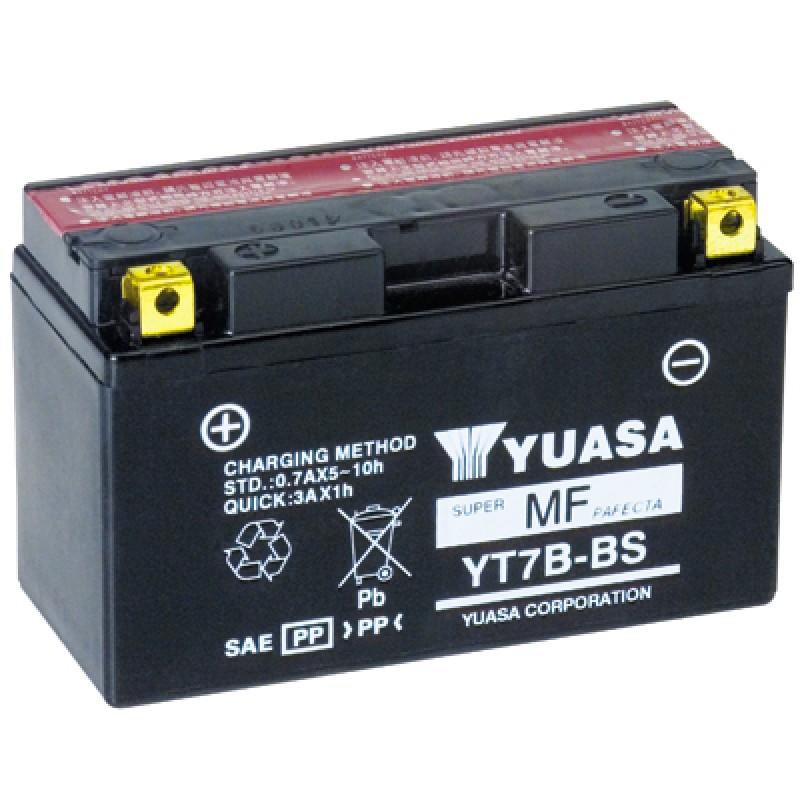 Yuasa YT7B-BS - Κλειστού Τύπου Yuasa YT7B-BS - Κλειστού Τύπου