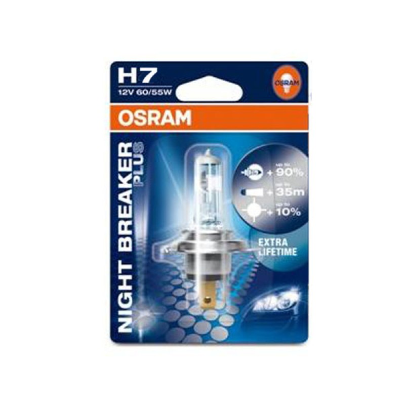 Λάμπα Μοτοσυκλέτας OSRAM Nightbraker Plus H7 Λάμπα Μοτοσυκλέτας OSRAM Nightbraker Plus H7