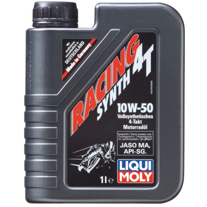 Λάδι Κινητήρα Μοτοσυκλέτας 1lt Liqui Moly RACING SYNTH 4T 10W-50 Λάδι Κινητήρα Μοτοσυκλέτας 1lt Liqui Moly RACING SYNTH 4T 10W-50